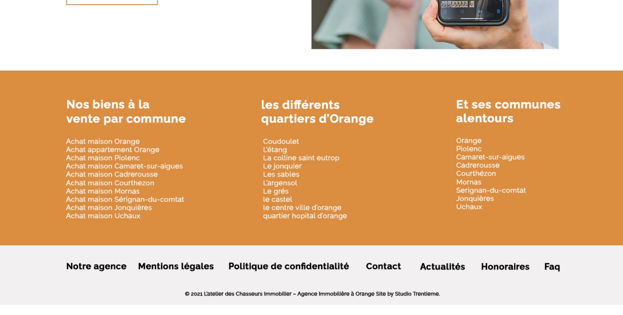 Conseiller immobilier CHASSEURS à Orange